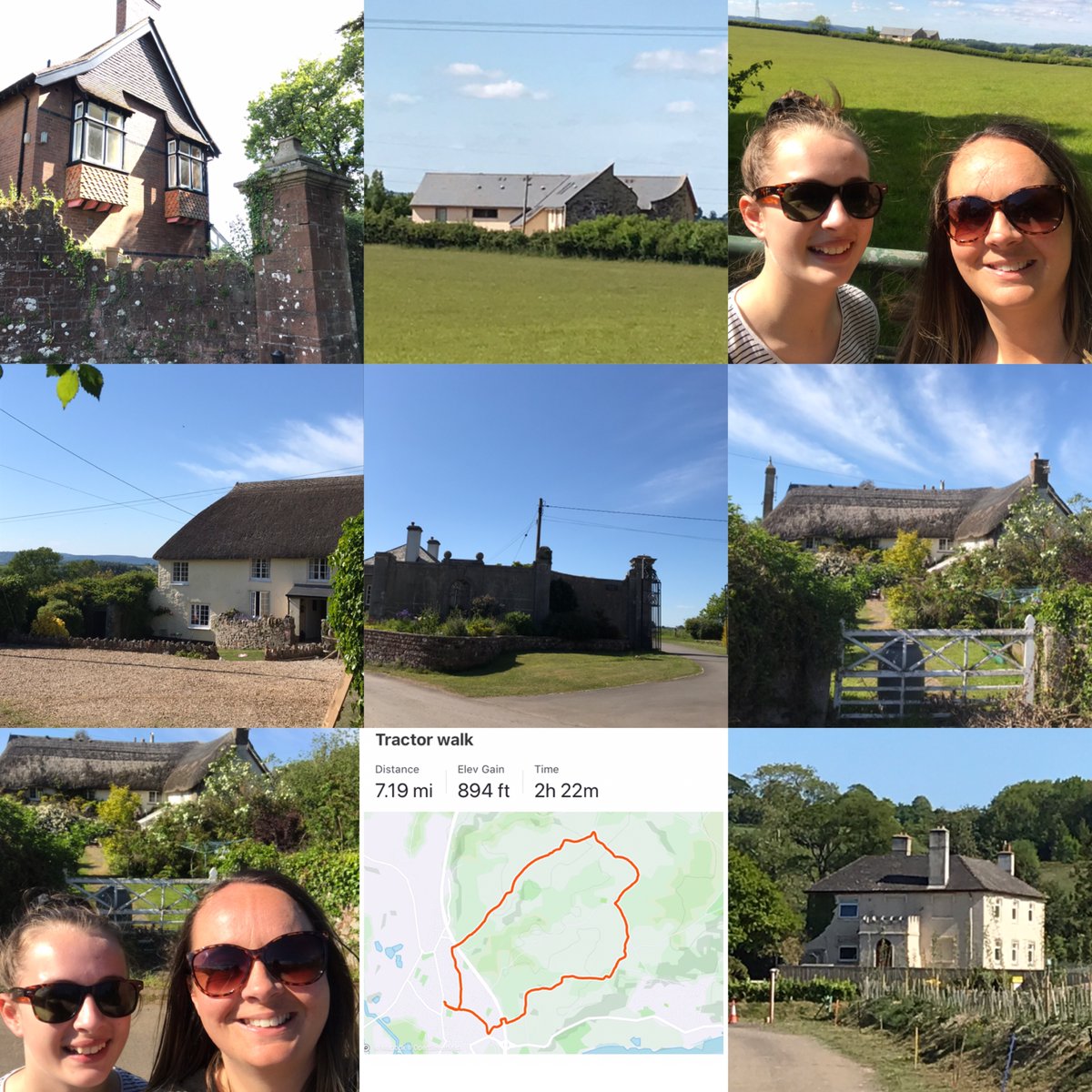 NAbbotCollege's tweet photo. #NACNews Keira Bailey and her Mum couldn't choose one interesting building for Day 5 of the #NACMarathonchallenge - so they chose them all instead! @Jays_AIM #amazingdevon https://t.co/IDQaDNpM9y