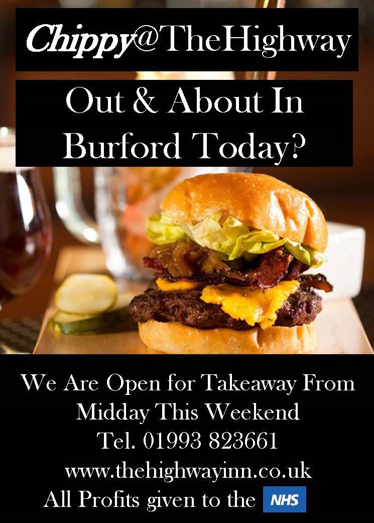 We are open all weekend. Place your order 01993823661