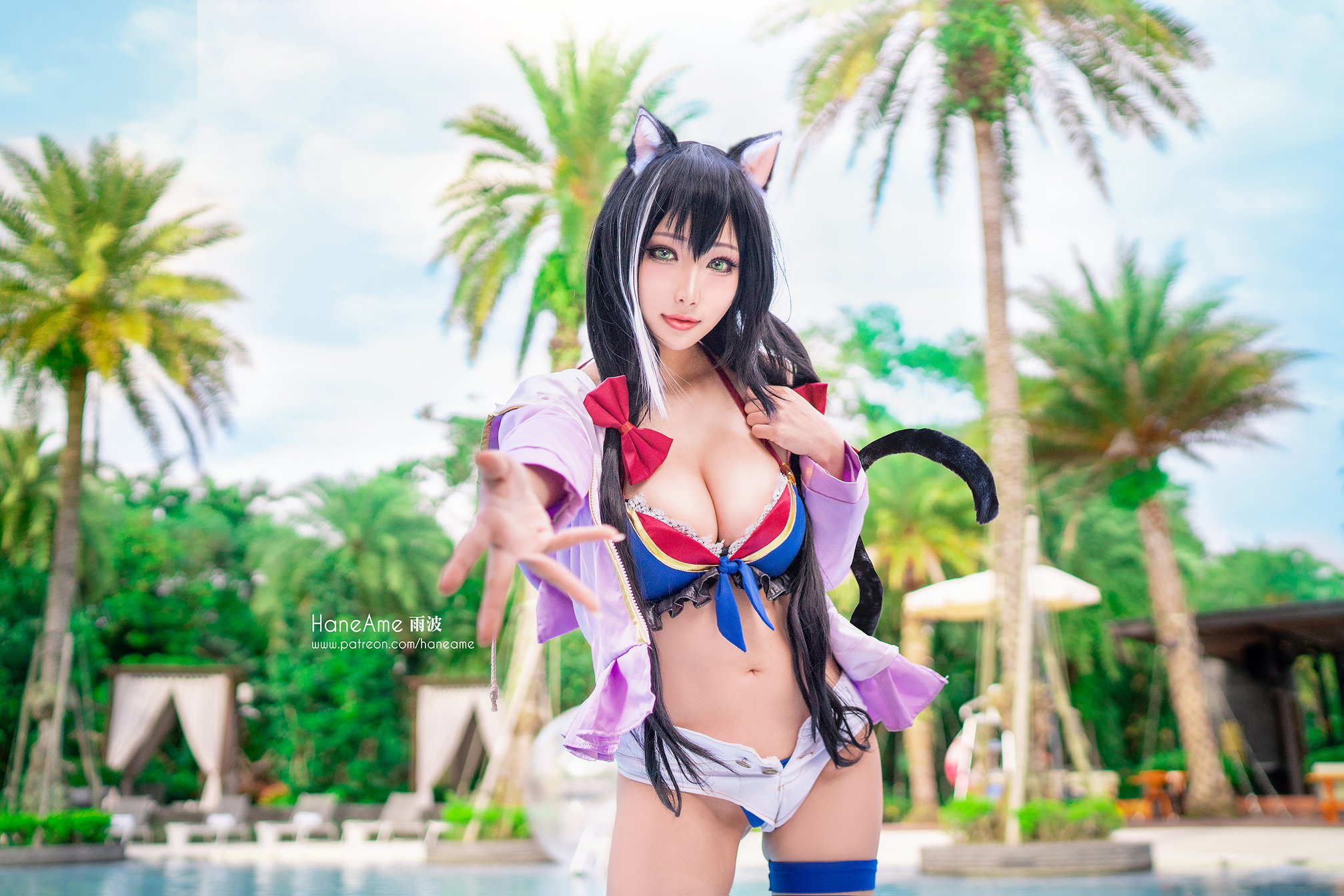 画像,#プリンセスコネクト　#キャルココナッツの木の背景はとても夏に見えます♥セットを入手▼▼-#PrincessConnectReDive #KiyaruI am …