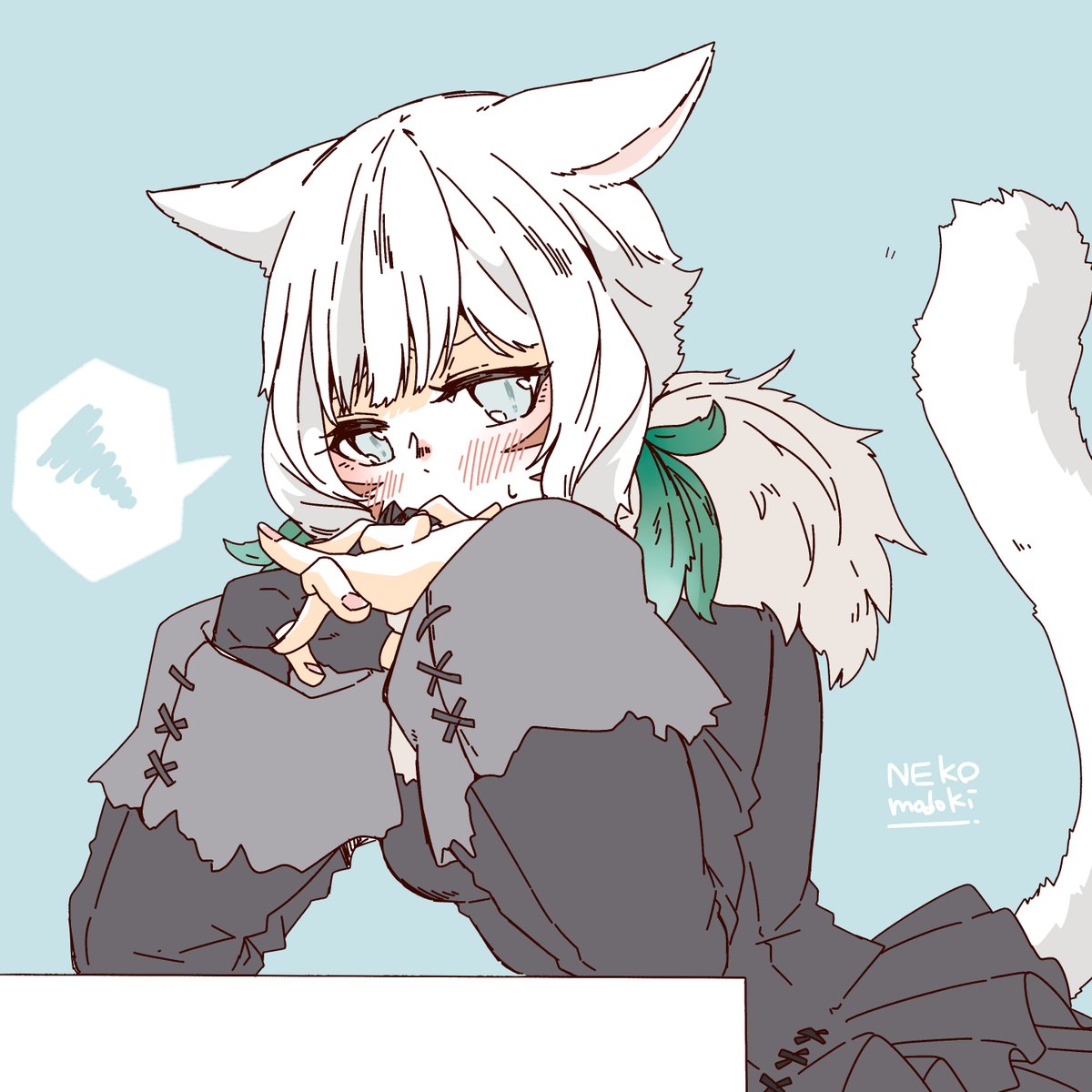 y'shtola rhul 1girl animal ears miqo'te tail cat ears cat tail solo  illustration images