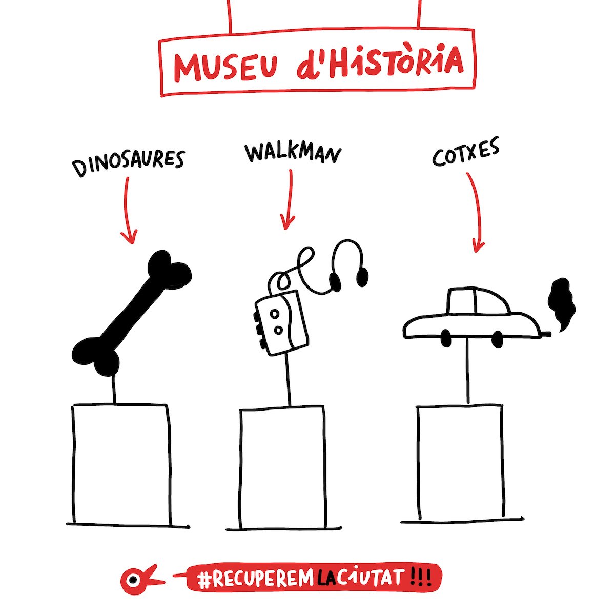 Cal un profund canvi social, cultural i econòmic. Deixar enrere l'obsoleta "cultura del motor" i repensar la manera de viure, produir, moure'ns i de com tractar el que ens rodeja

Per les persones, per la salut, per la qualitat ambiental, #RecuperemLaCiutat

#NoEnsVendreuLaMoto