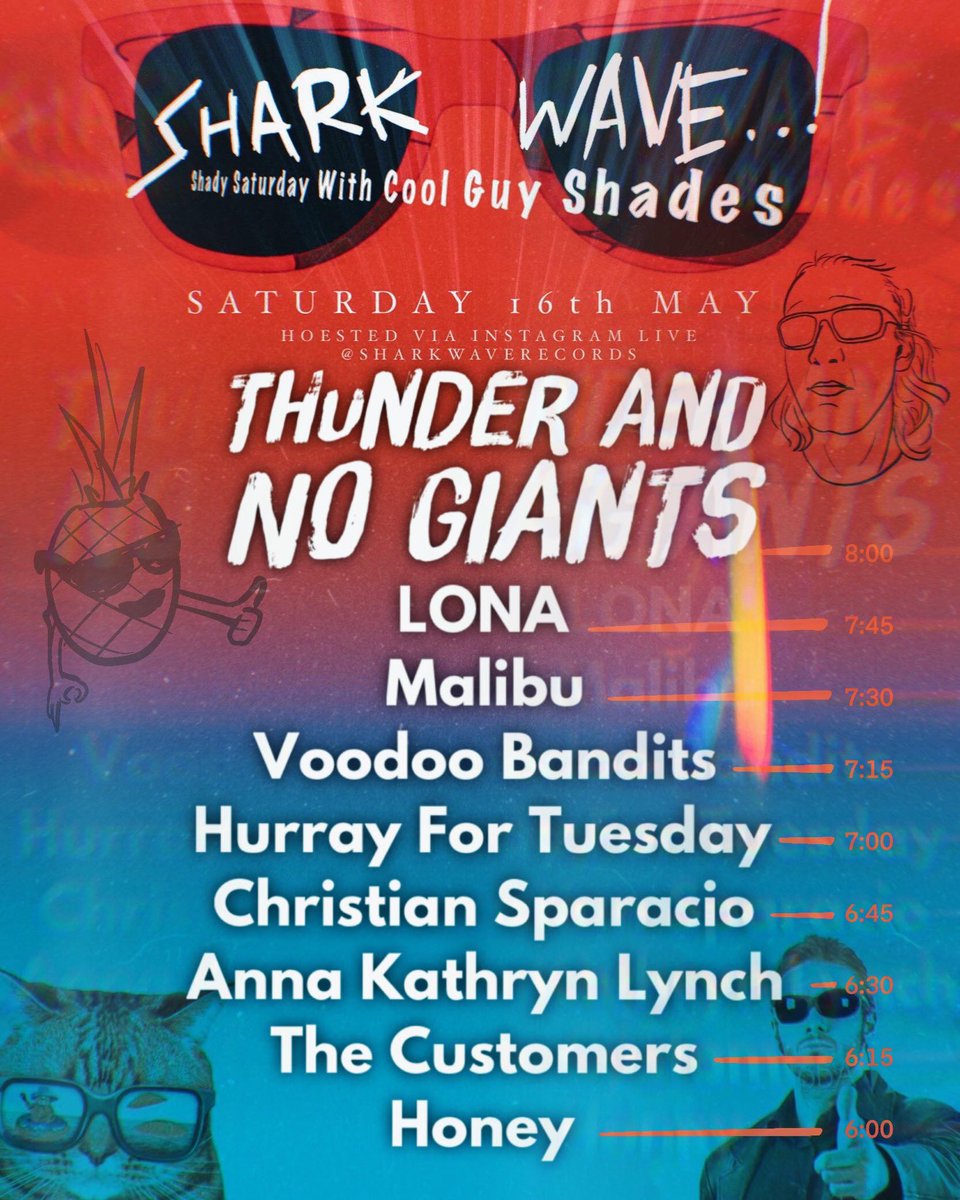 TONIGHT we are once again showcasing some of the best bands/artists around. Tune in 6pm GMT😎