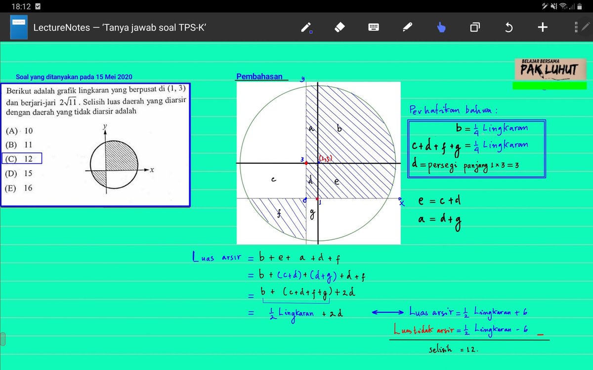 Soal Geometri Bidang Datar Kita