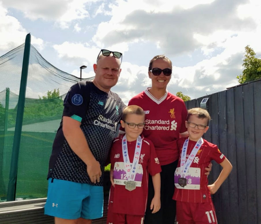 Cassie78515242's tweet photo. Family First today. We ALL ran 5K in the ☀ to remember the 96.@btrliverpool @JC23Foundation #RunToRememberThe96 @stanleypark_liv
Smiles at the end too! #YNWA https://t.co/9d77uzKvWk