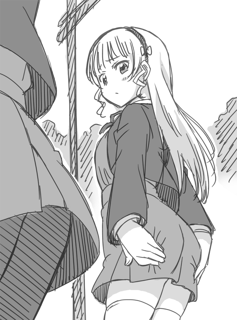 鉄壁スカートに守られているものの短すぎて不安になる平安名さん 大事なところを 音乃夏の漫画