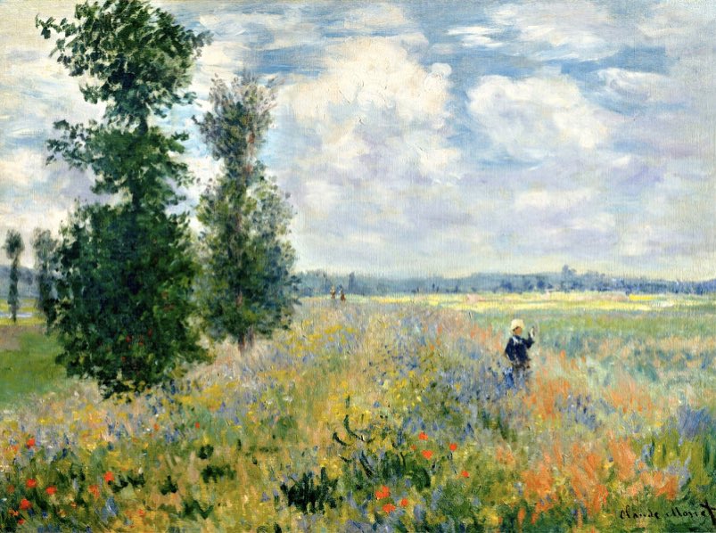 hiddenthread_'s tweet image. ได้กลิ่นอายของปลายฤดูใบไม้ผลิ และต้นฤดูร้อน — Claude monet