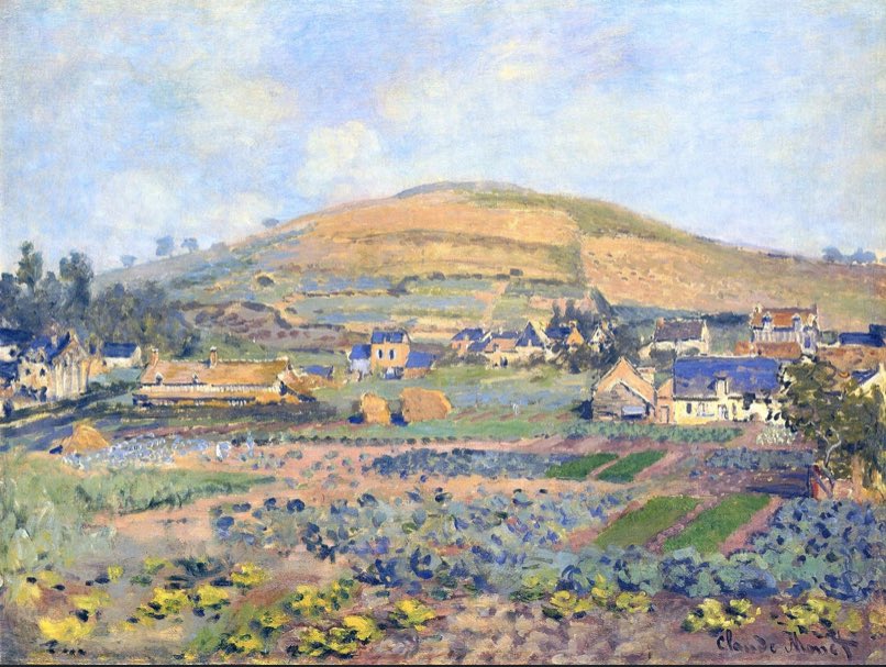 hiddenthread_'s tweet image. ได้กลิ่นอายของปลายฤดูใบไม้ผลิ และต้นฤดูร้อน — Claude monet