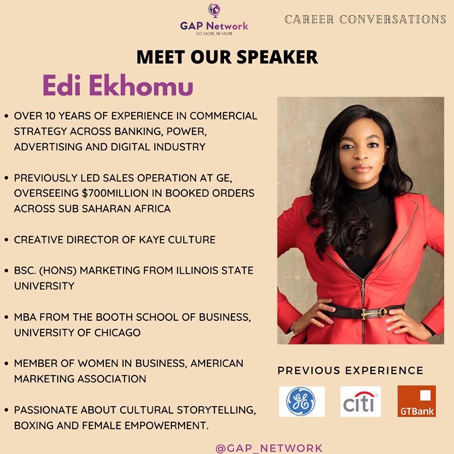 gap_network's tweet photo. Tune in to our Instagram Live session today at 7pm for the first of our #CareerConversations Series. You don’t want to miss this! Tell a friend to tell a friend 🤗🏅 https://t.co/WkggX8os8s