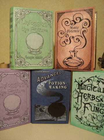 Harry Potter World on Twitter: "Hand-made Hogwarts Textbooks!…