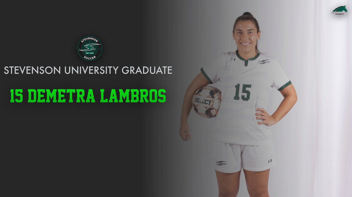 StevensonWSOC's tweet photo. Our next graduating senior is #15 defender Demetra Lambros. IG/FB for full post #family #givemorethanyouget #alwaysamustang 🐎 #SU20grad https://t.co/vXsvoTtFgr