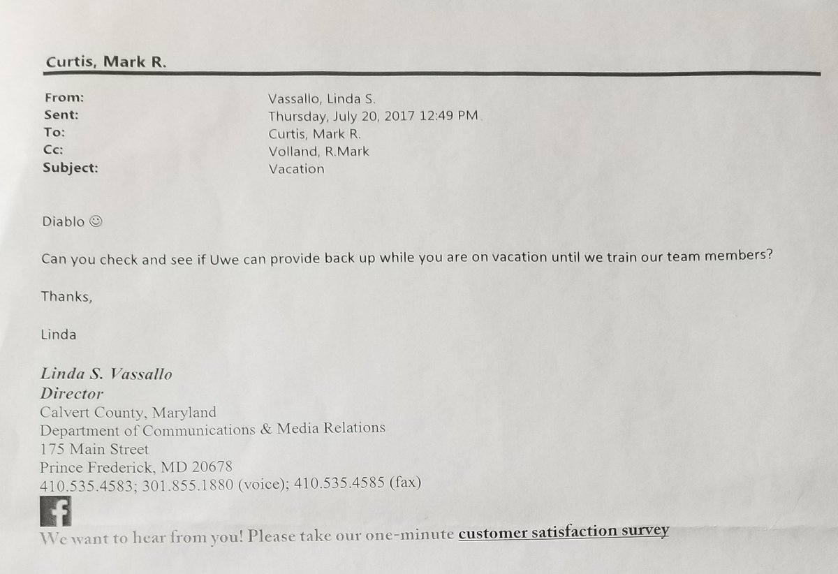 MapucheMauricio's tweet photo. @coleyworld @88carissa88 I'm an latino immigrant. Nicknamed El Diablo by the Director of Communications and Media Relations dept in #CalvertCountyGovernment MD. I went to HR to file complaint &amp; she called the cops on me. I was fired, she still works there. Every Monday staff meeting. #TrickleDownRacism https://t.co/MPtkqoSptb