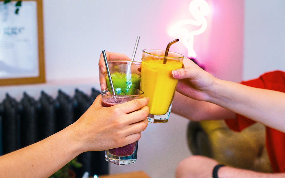 TheStayClub's tweet photo. The time to swap your warm cappuccino for a frosty beverage! 🍹 We've done that already, but have to say there's nothing that compares to #HyggePygge's delicious #coffees and #juices. ☕️ We are definitely missing our #Camden neighbours. ⭐️  #TSCPartners https://t.co/0f05uS8c6D