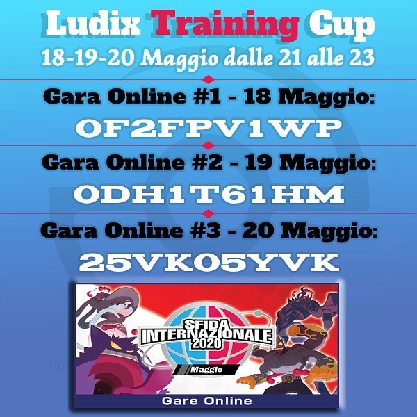 asdludix's tweet photo. ⚔️Ludix Training for World Cup Qualifier 🛡
PER PARTECIPARE:
- Commentate qui sotto con "PARTECIPO"
- Iscriviti: VS>Gare online>Partecipa> Inserire l'ID della Gara 
Il 18-19-20 Maggio dalle 21 alle 23 Ludix ASD ha organizzato ben 3 Training Cup in cui potrete allenarvi in vis… https://t.co/ExaK6irTfr