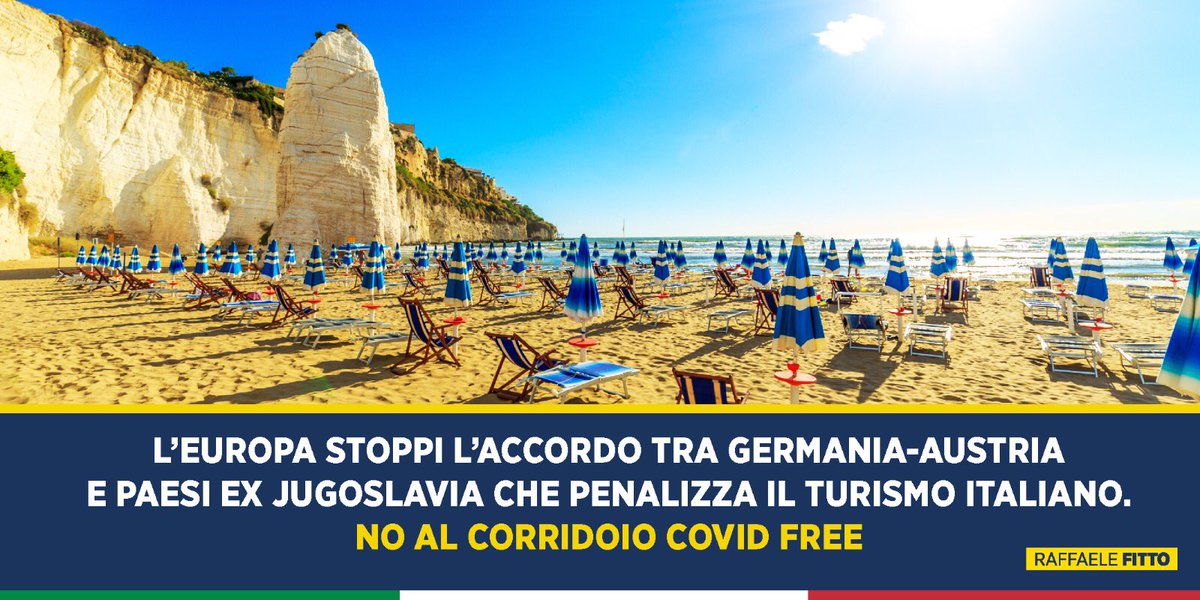 I turisti tedeschi e austriaci quest'anno potrebbero preferire le spiagge croate e slovene perché #Germania #Austria  #repubblicaceca #slovenia e #croazia si sono messi d'accordo: Corridoio #Covid Free contro l'#Italia
Cosa ne pensa la Commissione UE? E cosa fa il nostro Governo?