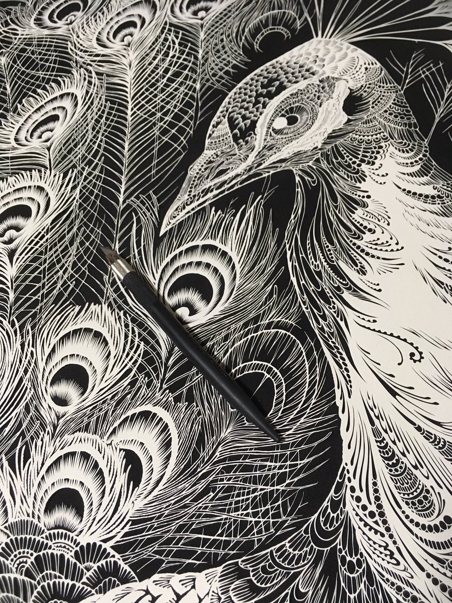 #伸びる伸びない関係なく気に入ってる絵だから見て
#切り絵
この2枚、とても好き。
何度でも見て欲しい。