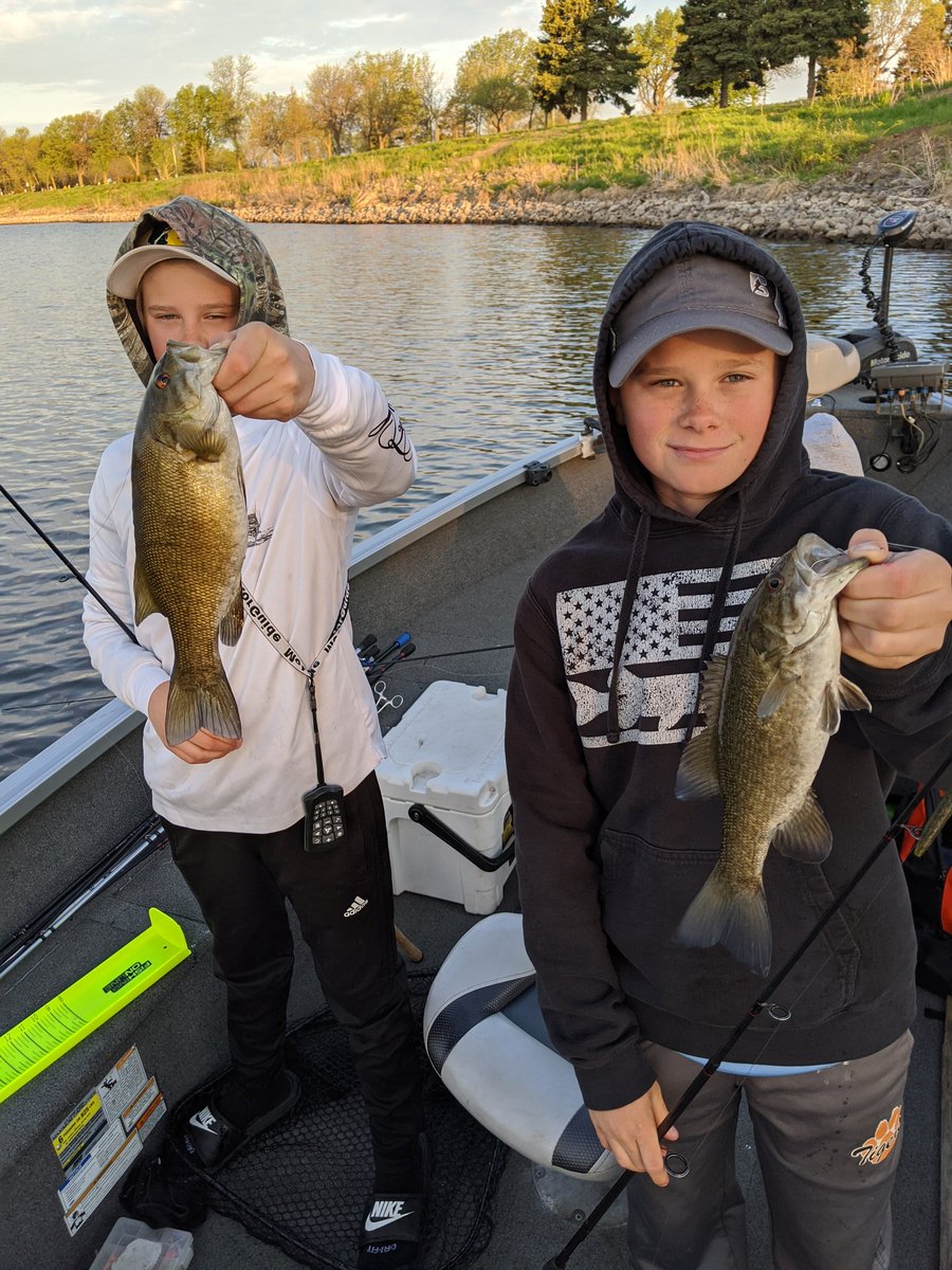 Happy Birthday to these two!!  Double hook up!!  #14 #smallmouthbassfishing
