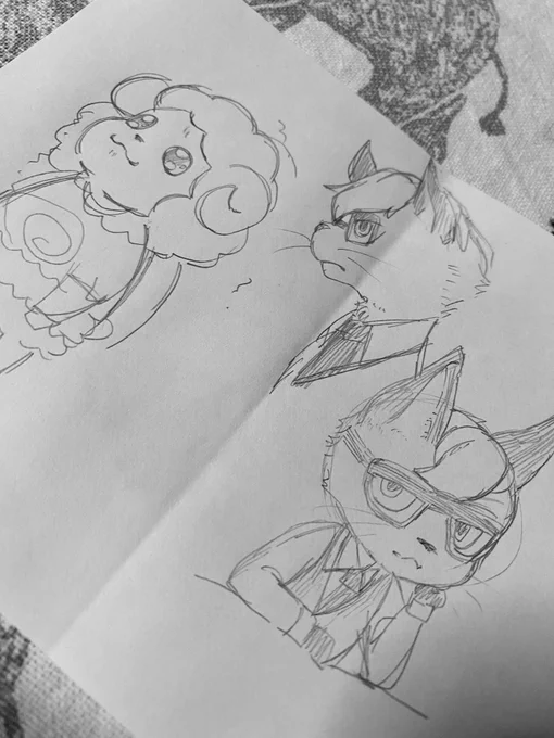 ちゃちゃまる描いてたはずなんだけど秒で興味が逸れた 