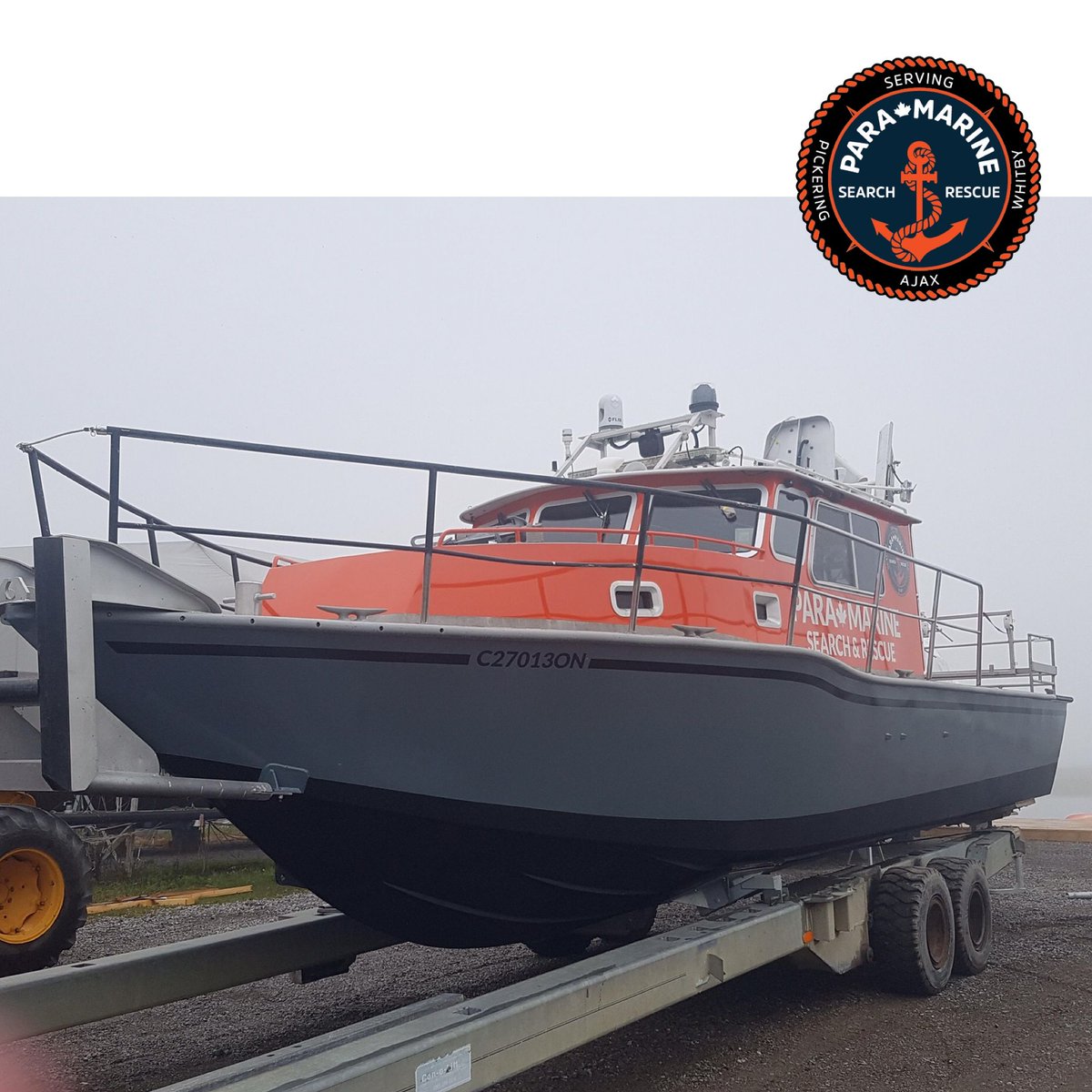 PARA_Rescue's tweet photo. We are close to launching our vessel with our exciting new branding...
#canadiancoastguardauxilliary #marinesearchandrescue #paramarinesar #sarpartners ⠀
@townofajax ⠀
@cityofpickering⠀
#docksidewhitby ⠀
@townofwhitby⠀
#pickeringproud https://t.co/EHrYCz1Wbh