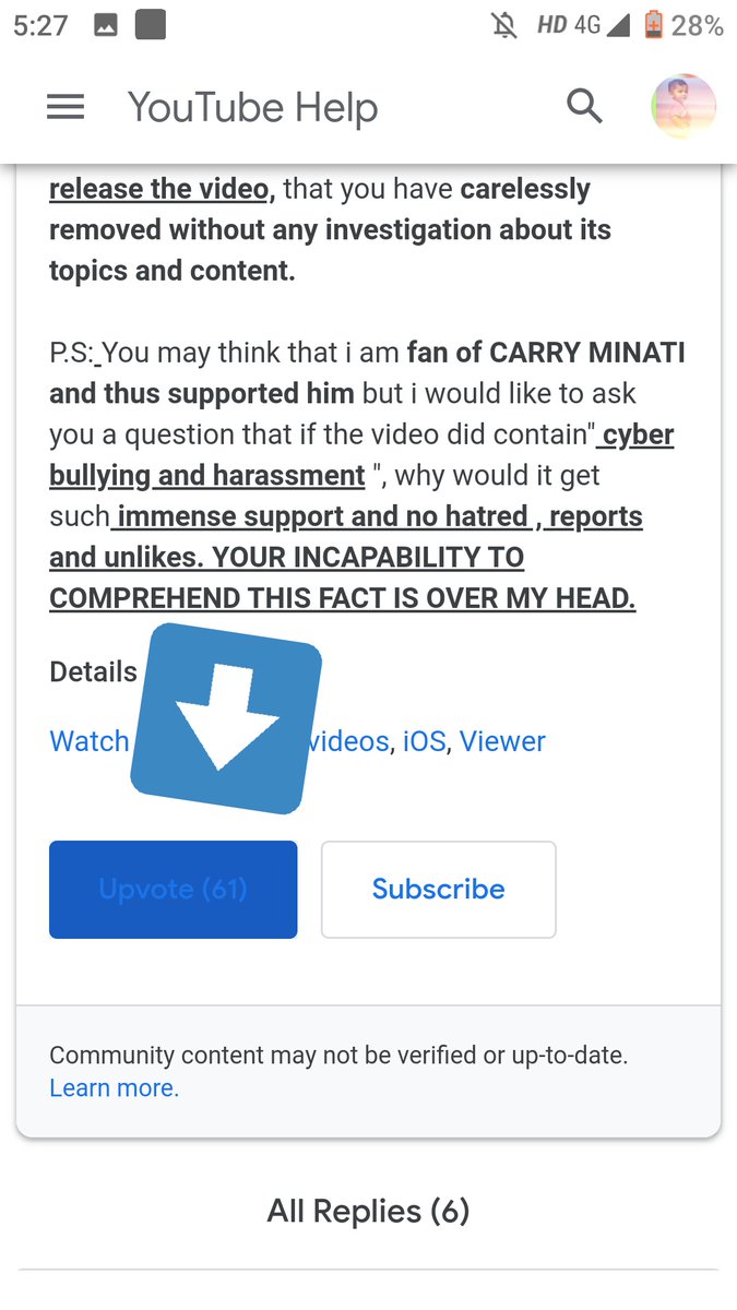 darksun81690533's tweet photo. Guys, https://t.co/uwyFBhuTu0
Go to the link and UPVOTE the article...!! @YouTubeIndia
#carryminativideoback #justiceforcarry #shameonyoutube #carryforlife https://t.co/hrElrBbWI1