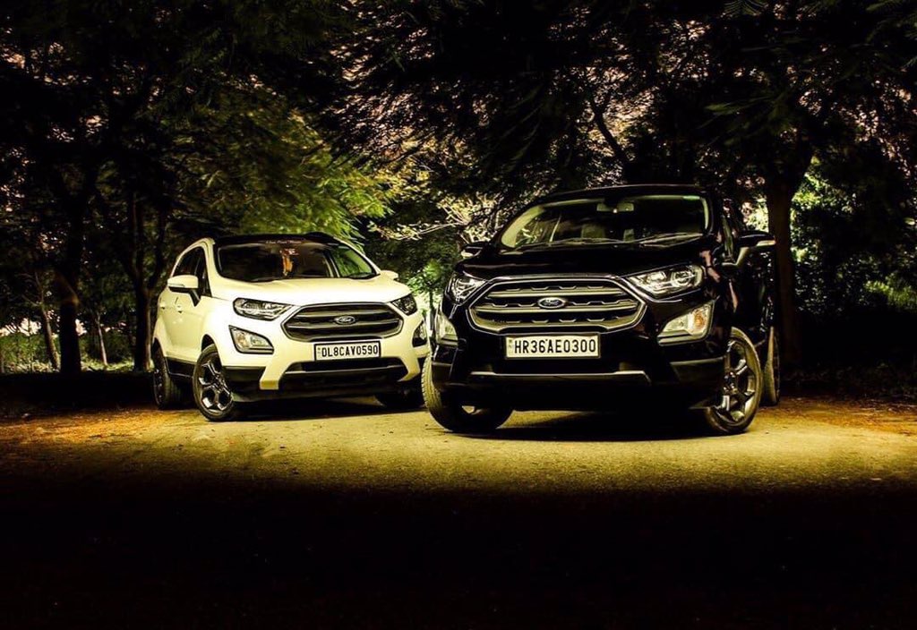 Black & White Beauty 👿 #Ford #FordIndia #fordownersindia #fordecosport #discovermore @FordLovers1 @FordIndia @EcosportIndia @suvowners #fordlovers #fordowners