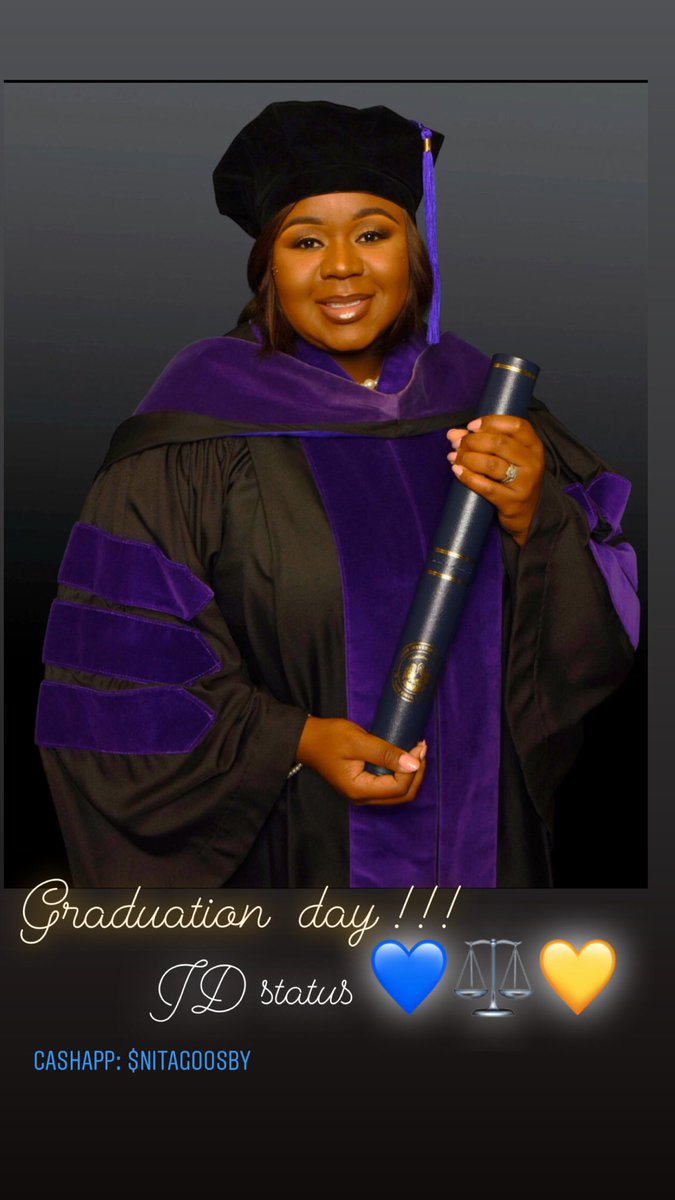 NitaBooESQ's tweet photo. #jdme #sulc #HBCUGrad https://t.co/X28WAsPImM
