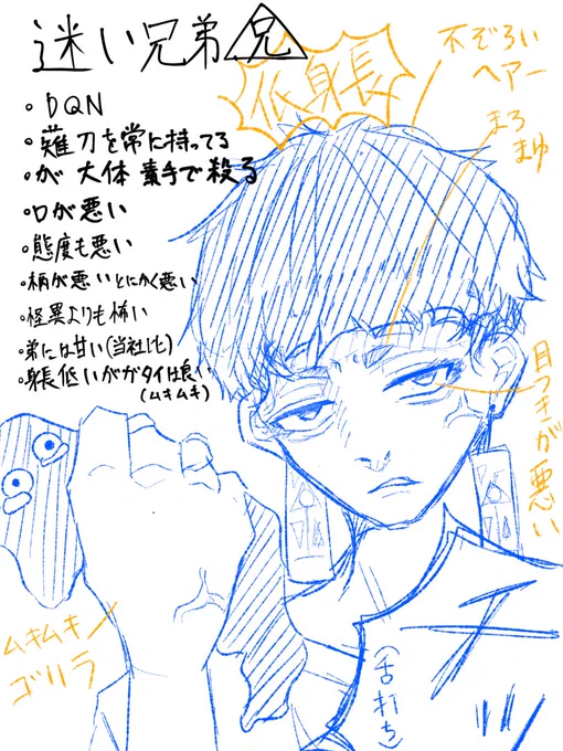 兄19歳、弟16歳くらいのイメージ 