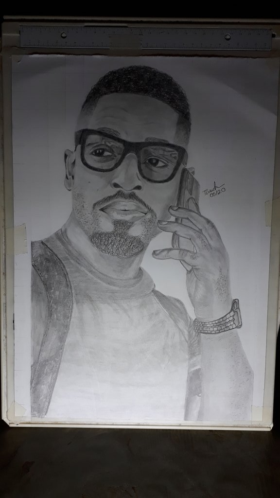TshepangTAIRM's tweet photo. I Kinda Have Time For Drawing❤💕📂✏Its Done With Pencil On A3 Size Paper

Please Help Me Get Some Recognition
@PrinceKaybee_SA 
#IDontHaveTimeFor https://t.co/KJTvNmBMFc