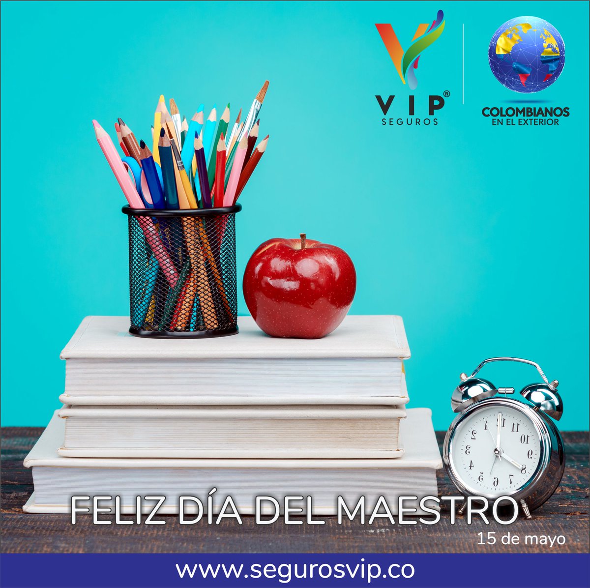 SegurosVIPco's tweet photo. ASEGURA tu Presente, PROTEGE tu Futuro.

Enseñar es dejar huella en la vida de cada persona, un feliz día te desea, Seguros VIP

@SegurosSURAcol @SegurosBolivar  @SegurosBolivar 

#maestroscolombia #profescolombia #diadelmaestro #docentescolombia https://t.co/tUWlEvaxkA