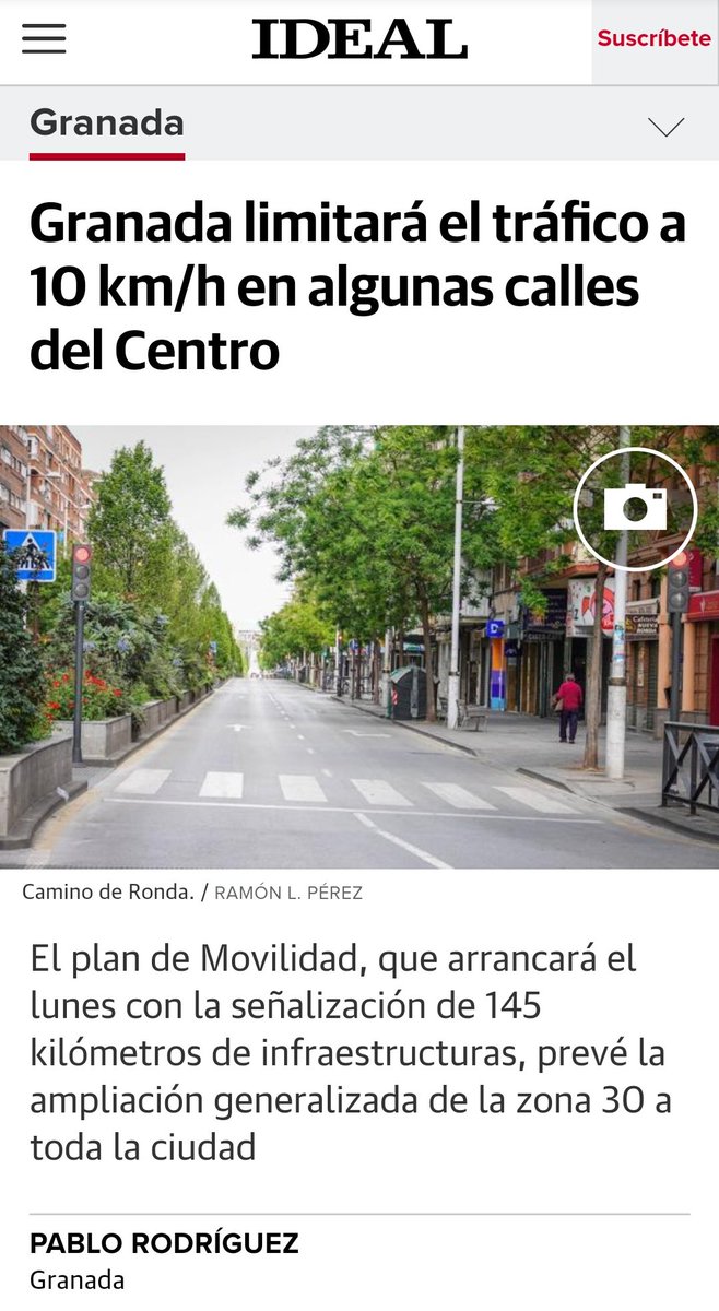 Granada va ha tener un cambio sin precedentes!!! Quien diria hace año y medio que los #vmp o los #patineteselectricos tendríamos prioridad en la ciudad?? Ha llegado nuestro momento!!! 
cadenaser.com/emisora/2020/0…

ideal.es/granada/granad…
