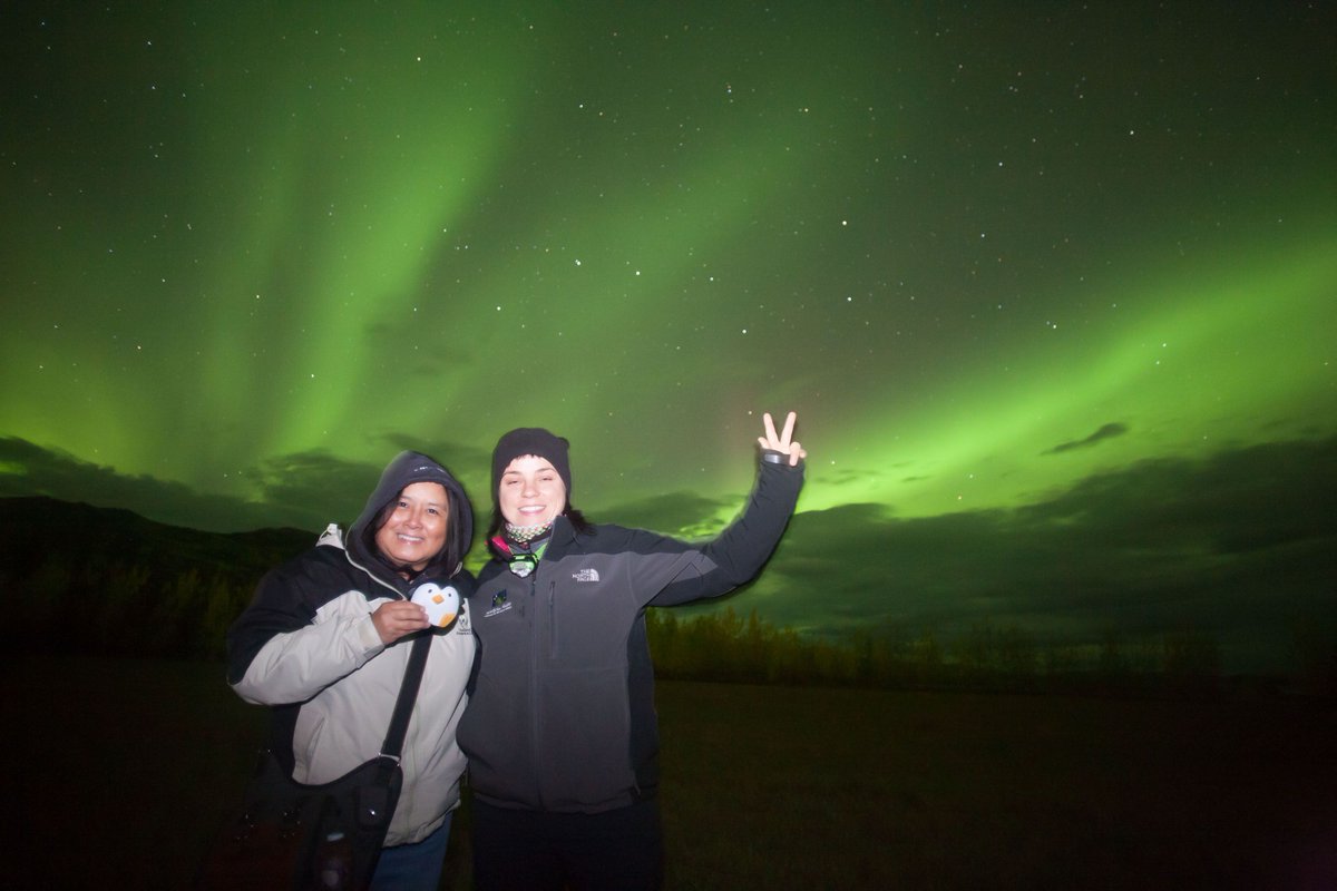 ✌️  #northernlights #auroraborealis #ExploreYukon