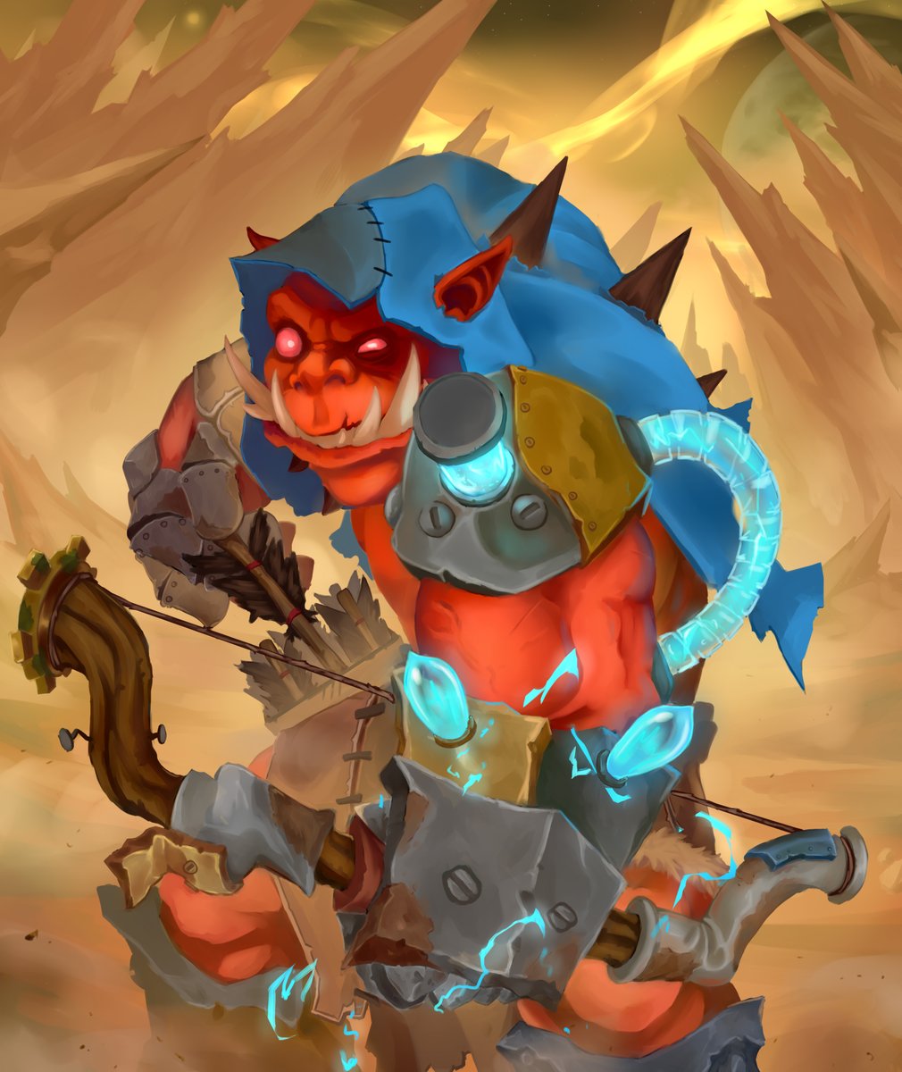 Tada Hunter Prime My Illustration For Anton Zemskov S Fan Art Contest Tales From Outland Based On The Last Expansion Ashes Of Outland Watch More Of This Illustration In T Co B1zhpsa1dc