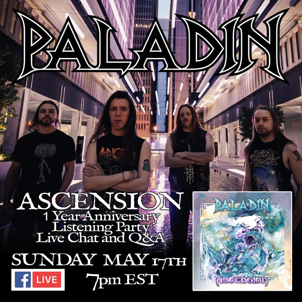 Tomorrow is the 1 year anniversary of our debut album, "Ascension!" To commemorate we will be doing a live hang out on our Facebook answering question, talking about the album and probably going off-topic little a bit but overall having a good time! Come Join!