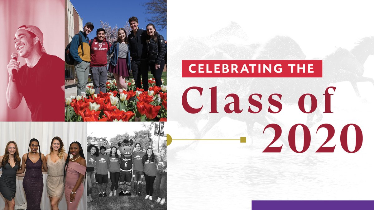 RiderUniversity's tweet photo. In honor of our original Commencement date, we're celebrating you, Class of 2020! 🎉 🎉 🎉

Let's look back at our time together and commemorate your achievements: https://t.co/5V4CbUNPNK https://t.co/B2U8Z3yhnh