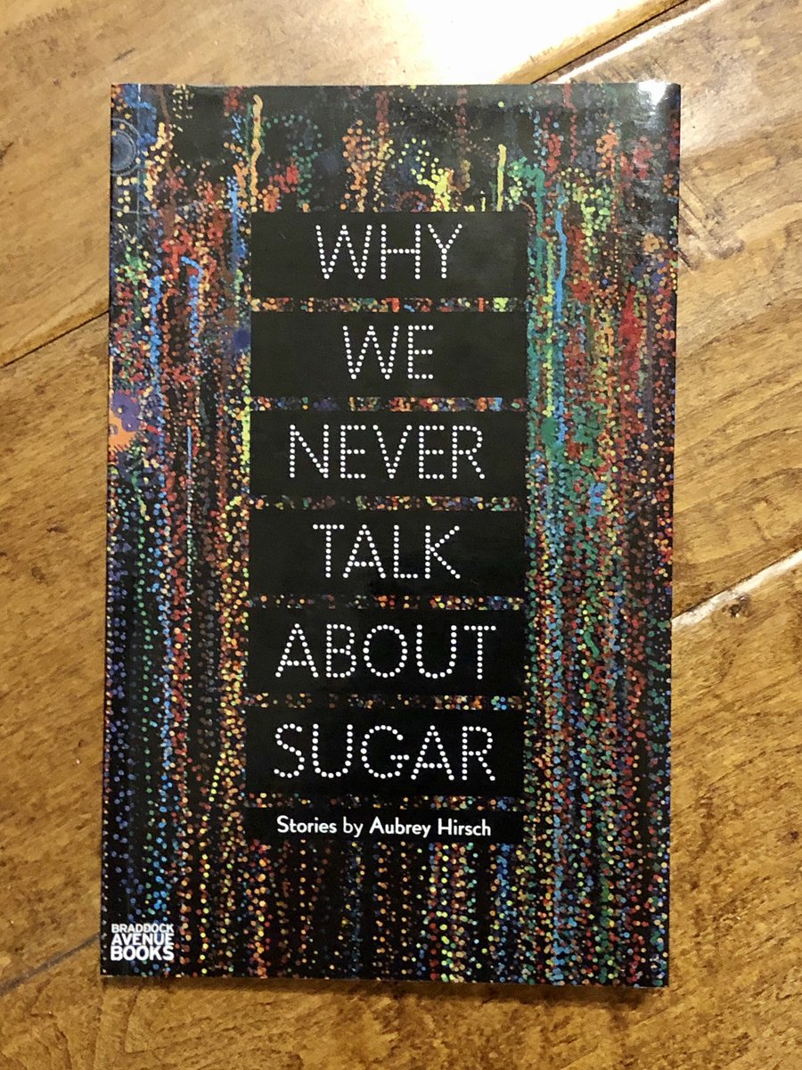 5/16/2020: "Hydrogen Event in a Bubble Chamber" by  @aubreyhirsch, from her 2013 collection WHY WE NEVER TALK ABOUT SUGAR, published by  @BraddockAveBook. Available online at  @pankmagazine:  https://pankmagazine.com/piece/aubrey-hirsch/