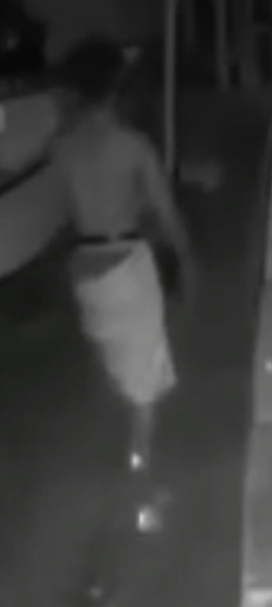 Compare this still photo of the Nov. 18 night intruder video of a man wearing shorts in the low "sagging" style showing dark underwear, with this still photo of Arbery's shorts and underwear as he lunges for and grabs Travis McMichael's gun.