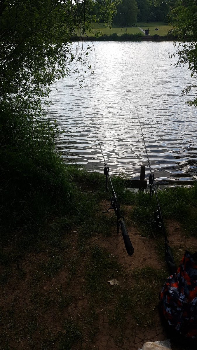 First sesh in months bring on chunks 😜🎣😁#carper #bkonthebank #parklife