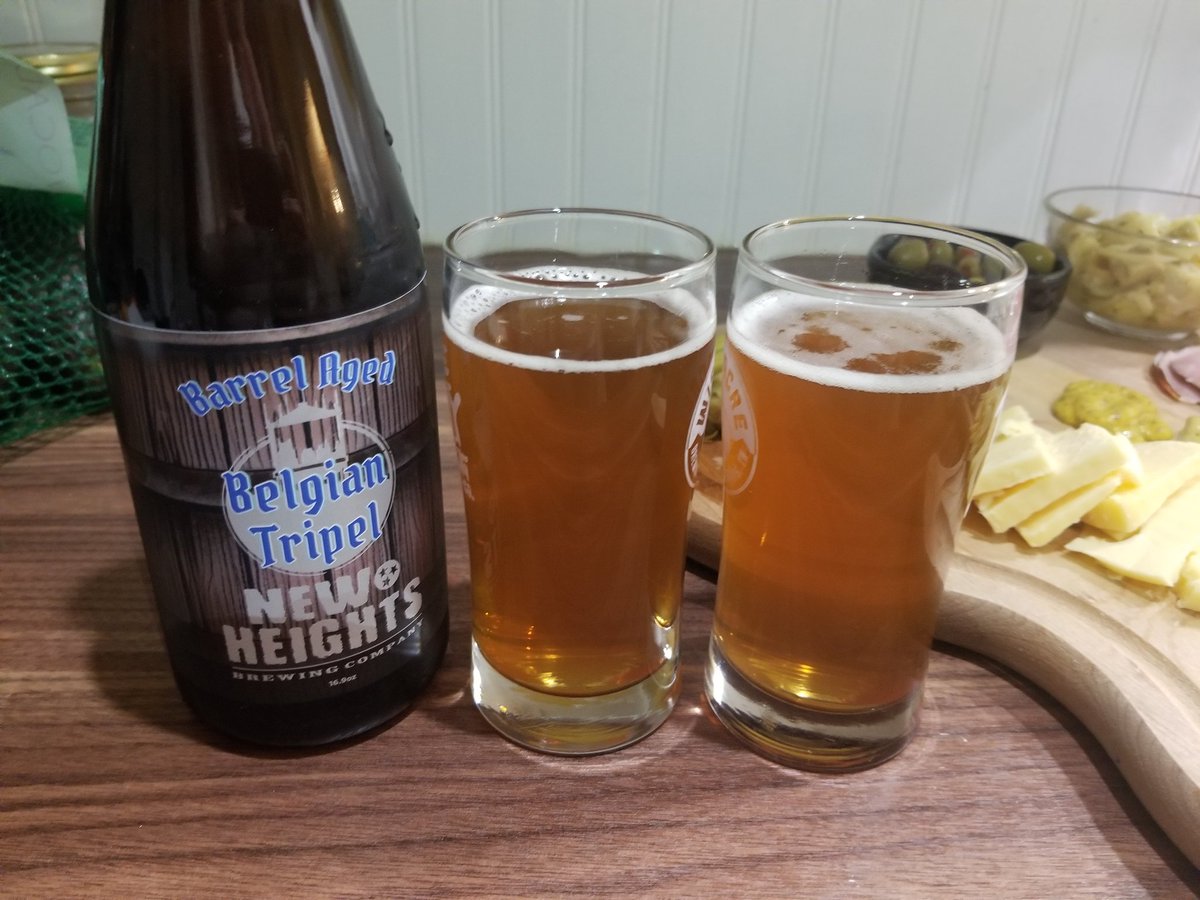 Some <a href="/NewHeightsBrew/">New Heights Brewing</a> Belgian Tripel and a #charcuterie board made another Memphis night in quarantine fantastic. #craftbeer #charcuterieboard #Memphis