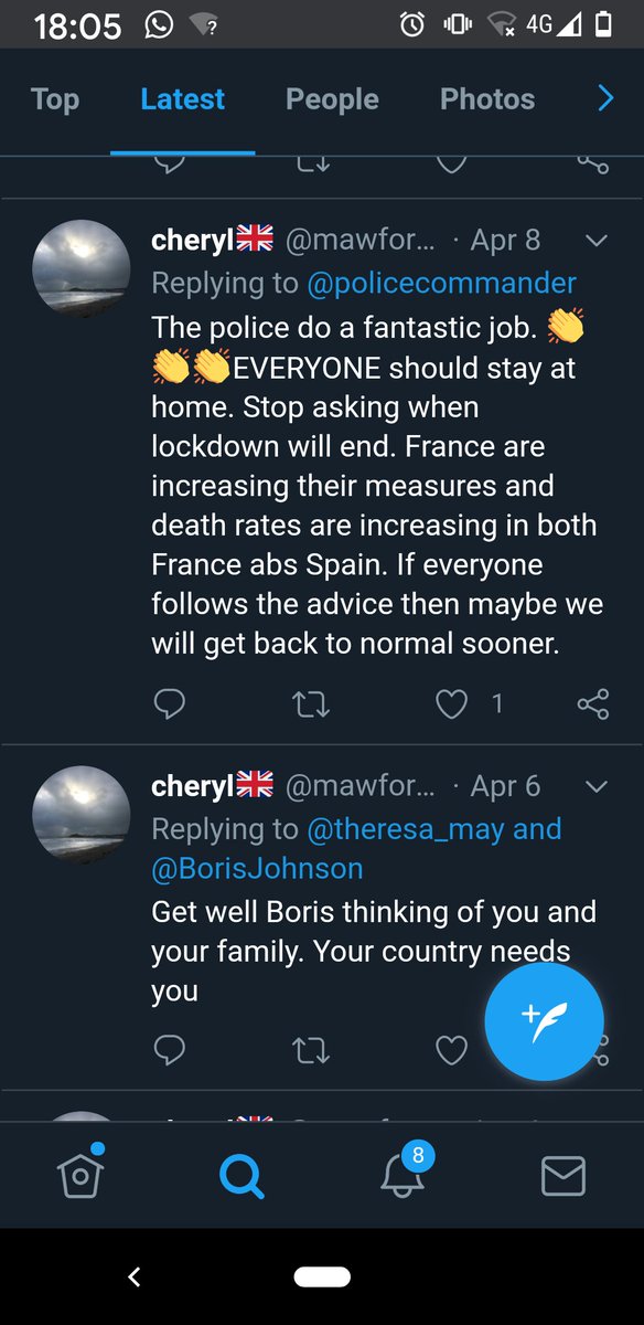 It's possible that Cheryl here is actually a teacher.Just a quite stupid one But search (from:@mawford3)there"s an XFactor tweet in 2014 then nowt until a couple of pro-Johnson tweets on the  #ITVdebate Nov 19then bursts into furious action Mar 20  https://mobile.twitter.com/search?q=(from%3A%40mawford3)%20&src=typed_query&f=live