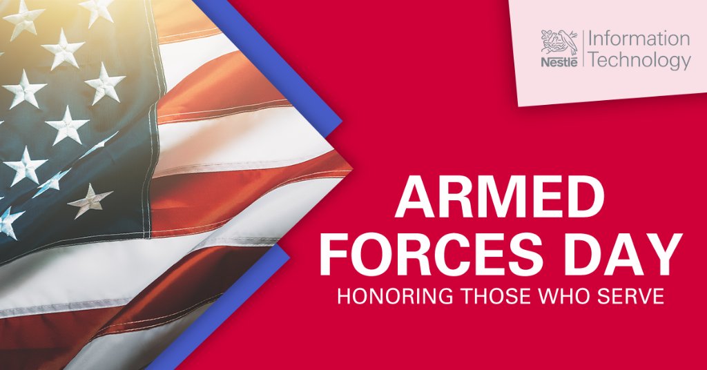 Honoring those currently serving in the U.S military and within their communities, including military spouses—thank you! #ArmedForcesDay #AllNforVets nestletech.com/3bBX0T8