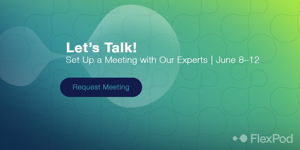 Tell us your top challenges and select the topics you want to delve into. We'll bring the right people to the virtual table. It's that simple. ntap.com/3cFFFdE #FlexPod <a href="/Cisco/">Cisco</a> <a href="/NetApp/">NetApp</a>