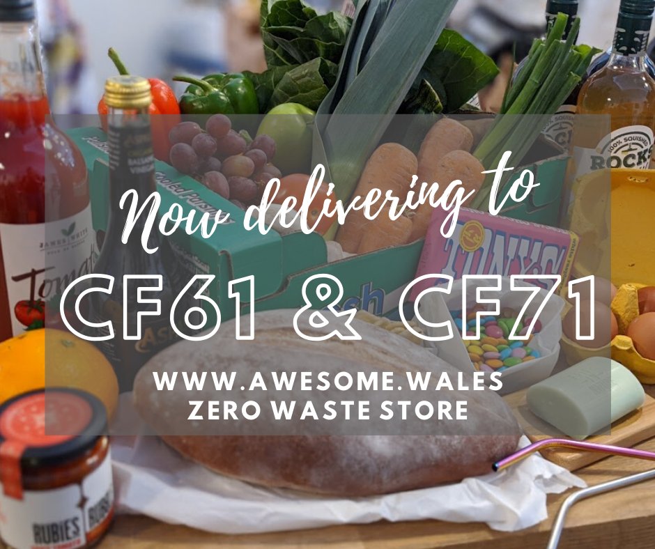 awesomewalescic's tweet photo. We're expanding our offer across the Vale, so now you can get a delivery of Awesome zero waste goodies in CF61 and CF71 postcodes too
Order your goodies online at https://t.co/uUFbmdrkHK
#Cowbridge #Llantwit #LlantwitMajor ~Boverton #StDonats #CF61 #CF71 https://t.co/7iHUd6PHev