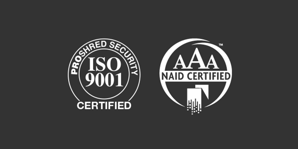 proshred's tweet photo. Shredding companies are not all the same! At PROSHRED® we have both NAID AAA and ISO 9001 certifications, which holds us to a high standard through vigorous compliance, quality management and customer satisfaction. #PROSHRED #InformationSecurity #PROSHREDDERS https://t.co/tkGEaYUA58