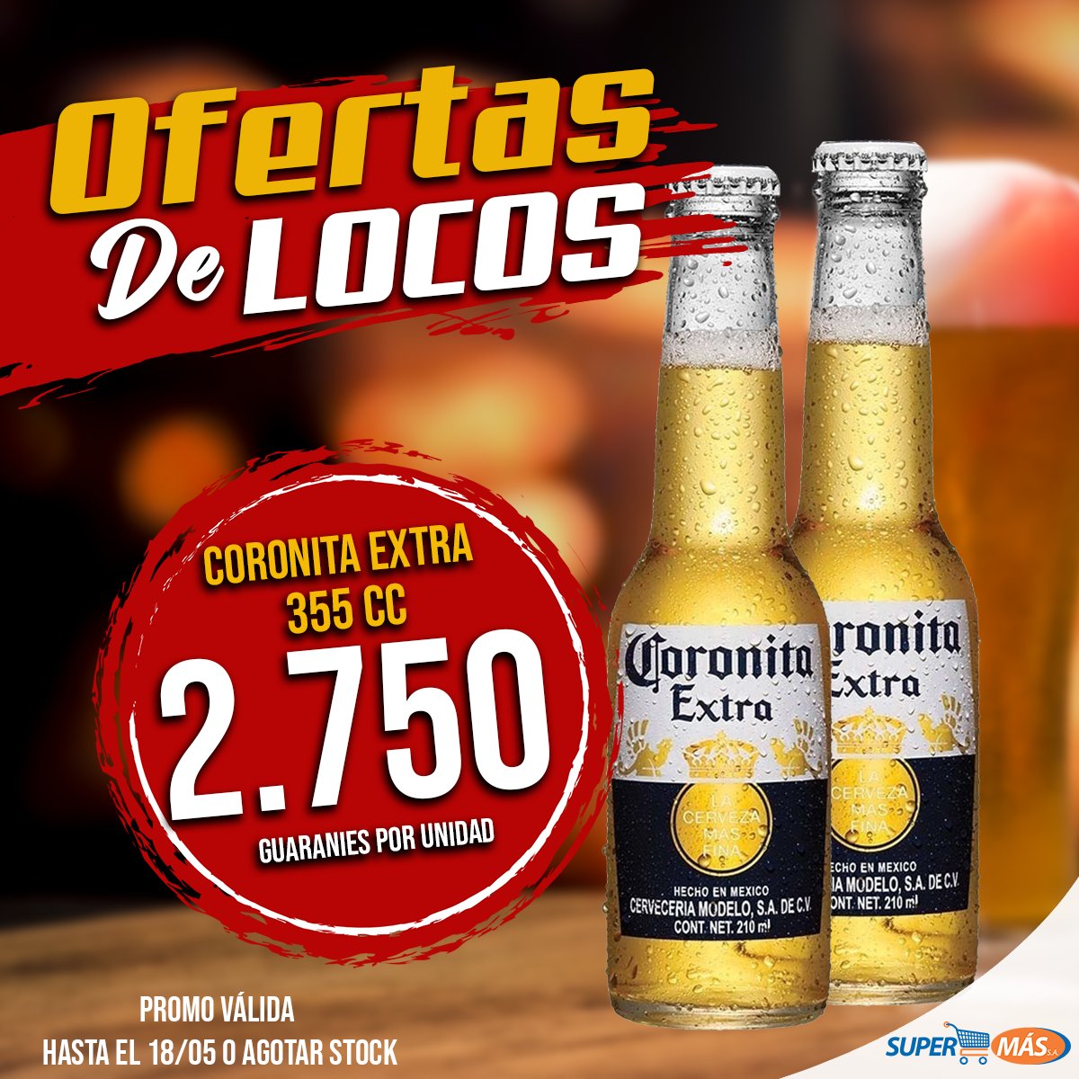 supermas_py's tweet photo. Este fin de semana tiramos la casa por la ventana🥳🍻🍻
📌Vení y aprovechá estas ofertas, refresca tu fin de semana 😋 🍺🍺
Te esperamos, estamos hasta las 19 horas.
.
.
#SuperMas #SuperMasPy #TeDaMasPorMenos #beerpy #BeerLovers #jaumina #drink #cervezapy #ofertaslocas #ofertas https://t.co/nh5na9IgkY