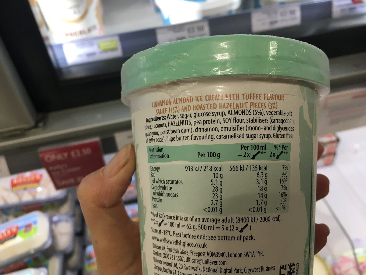 Just an #allergen labelling reminder for anyone like me who sometimes just does a quick glance looking for something in bold. Top 14 allergens can also be highlighted in different ways (capitals/italic/underlined). Remember to read #EveryLabelEveryTime