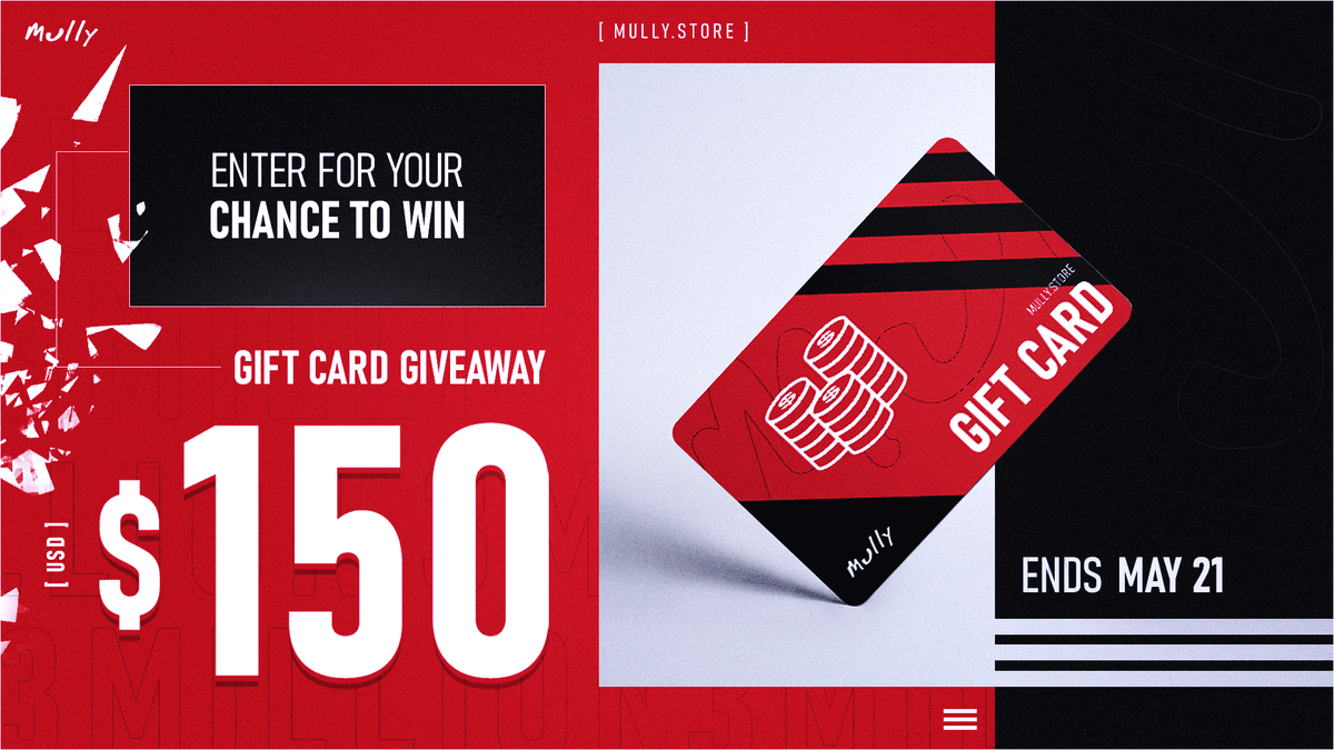 HYPRCARRY's tweet photo. MULLY [@MullenSlays]
GIFT CARD GIVEAWAY
ENTER VIA LINK BELOW
>> https://t.co/uBBLaTuIXP https://t.co/7CV7XAMJd2
