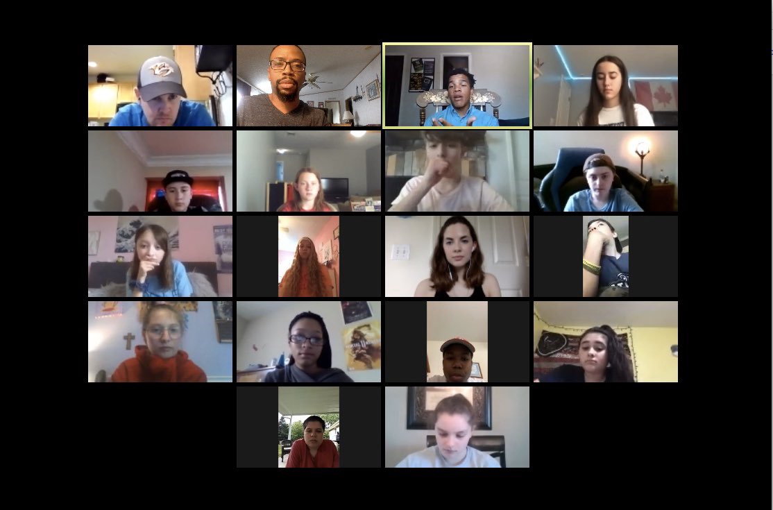 My young kids at @cstheatrecompany were empowered by my friend and little brother @rasonmeeves a grad of UofM and Kristoff in the national tour of Disney’s Frozen. Thanks for your wisdom. I’m so proud of you! #nextgeneration #proudfriend #supportlocaltheater #communitytheater