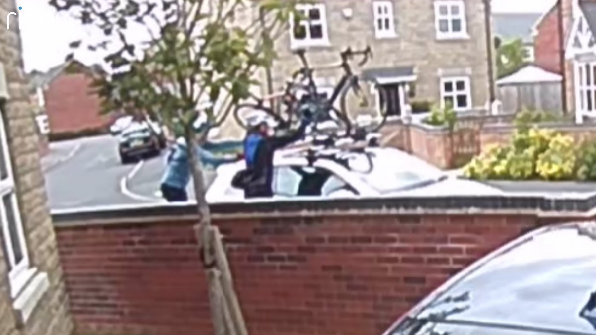 <a href="/AmberValleyInfo/">Amber Valley</a> Like this pair of idiots parked outside my house to go for a bike ride together?