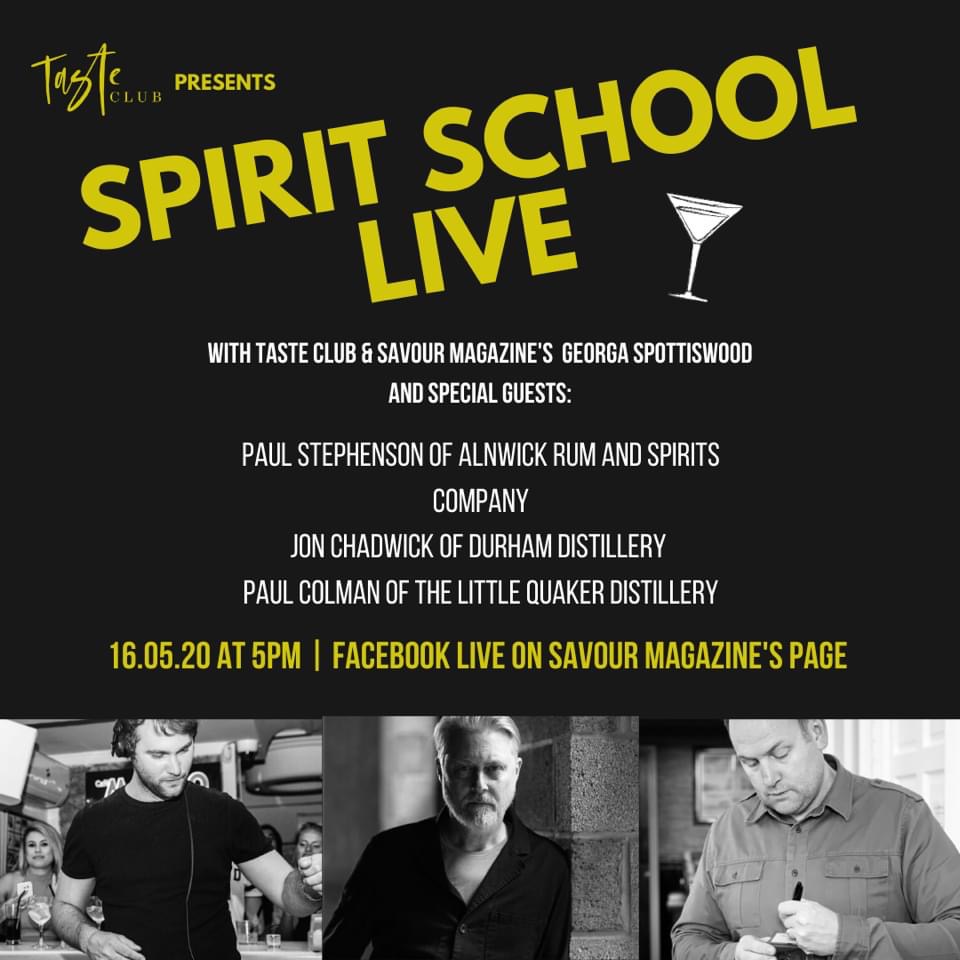 Why not liven your Saturday night lock down and join in with a cocktail making class?? Live on Savour Magazine’s Facebook page at 5pm tonight!