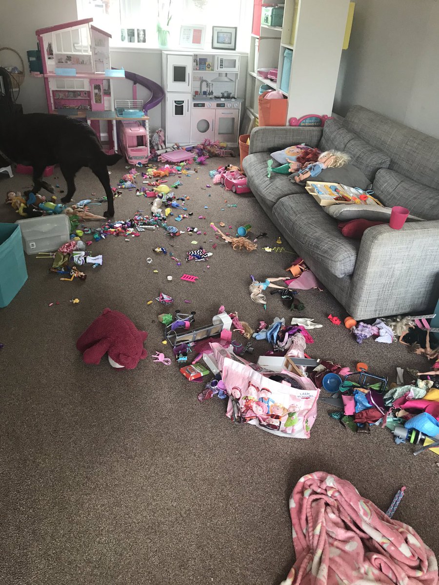 When you feel like you’re smashing it tidying upstairs only to come DOWNstairs