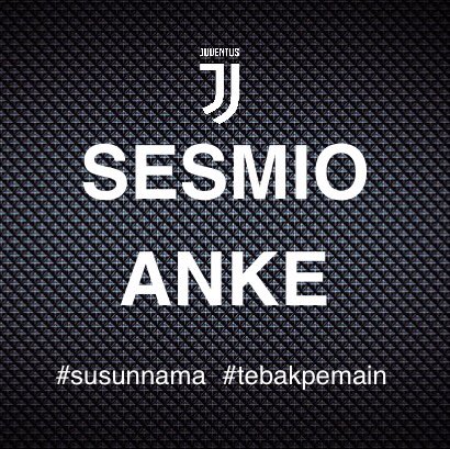 SoalJuventus's tweet photo. #susunnama #tebakpemain https://t.co/AW3592BOCX